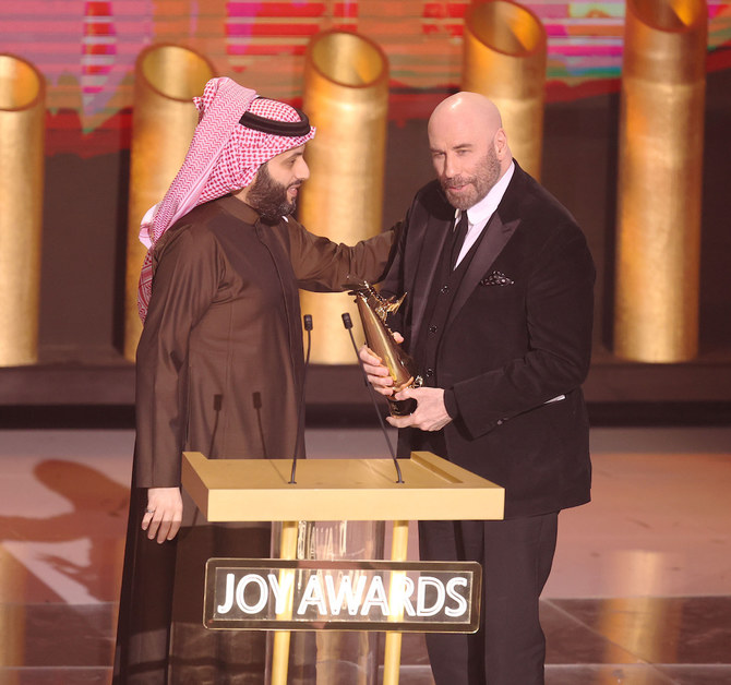 The Bakr Al-Sheddi Theater in Riyadh rolled out the purple carpet on Thursday, welcoming some of the biggest names in entertainment to the second annual Joy Awards. (Supplied)