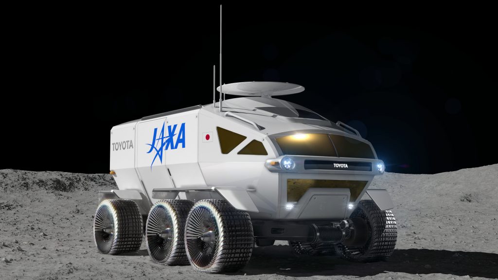 This graphic illustration provided by Toyota Motor Corp. shows a vehicle called