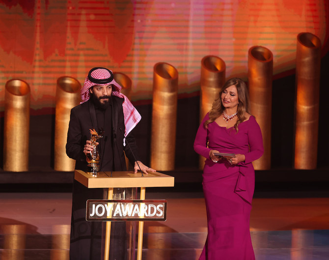 The Bakr Al-Sheddi Theater in Riyadh rolled out the purple carpet on Thursday, welcoming some of the biggest names in entertainment to the second annual Joy Awards. (Supplied)