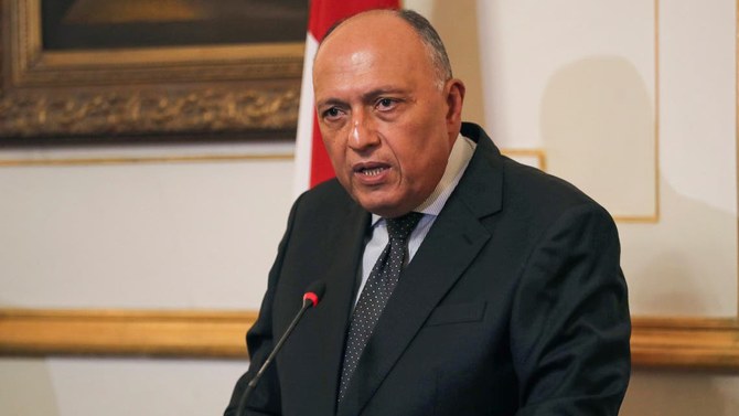 A file photo shows Egyptian Foreign Minister Sameh Shoukry. (Reuters)