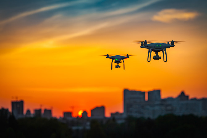 The UAE Ministry of Interior is currently stopping all flying operations for owners, practitioners and enthusiasts of drones, including drones and light sports aircrafts. (Shutterstock)