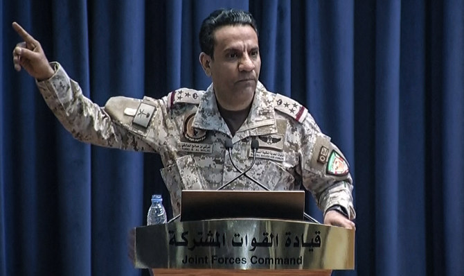 Coalition spokesman Brig. Gen. Turki Al-Maliki. (File/Reuters)