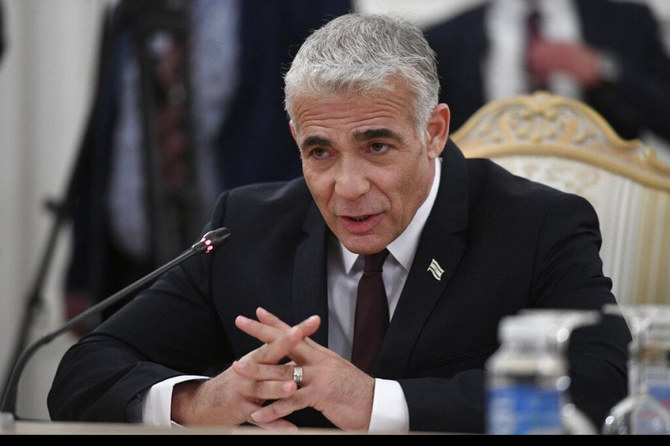 Israeli Foreign Minister Yair Lapid. (AP/File)