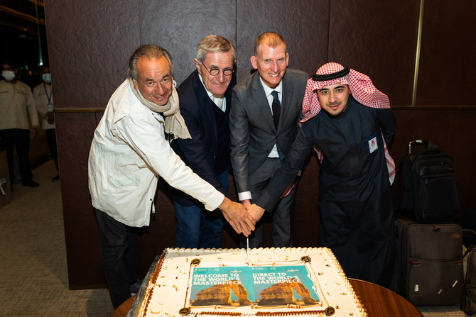 The inaugural SAUDIA direct flight from Paris touched down in AlUla on Thursday night. (Supplied)