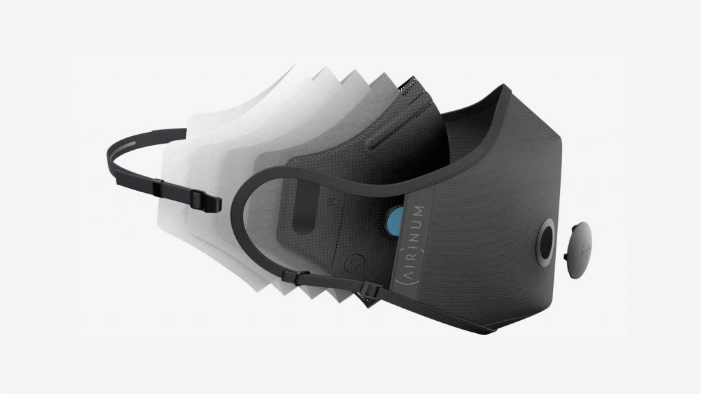 The multi-layer filter technology of the Urban Air Mask 2.0. (Airinum)