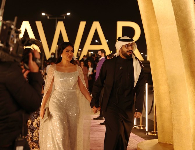 The Bakr Al-Sheddi Theater in Riyadh rolled out the purple carpet on Thursday, welcoming some of the biggest names in entertainment to the second annual Joy Awards. (Supplied)