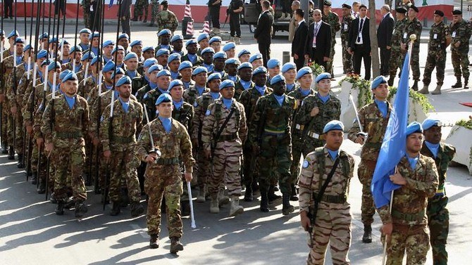 UN peacekeepers in southern Lebanon were attacked by unknown perpetrators who also vandalized their vehicles and stole official items from them, a UN official said Wednesday. (AFP file photo)
