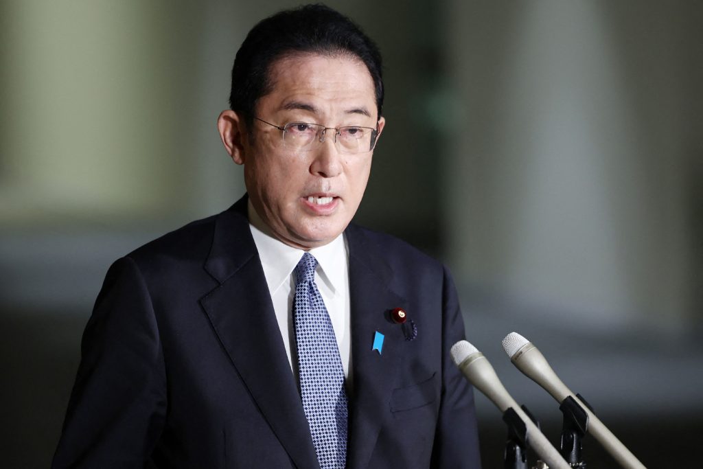 Japan's Prime Minister Fumio Kishida. (AFP)