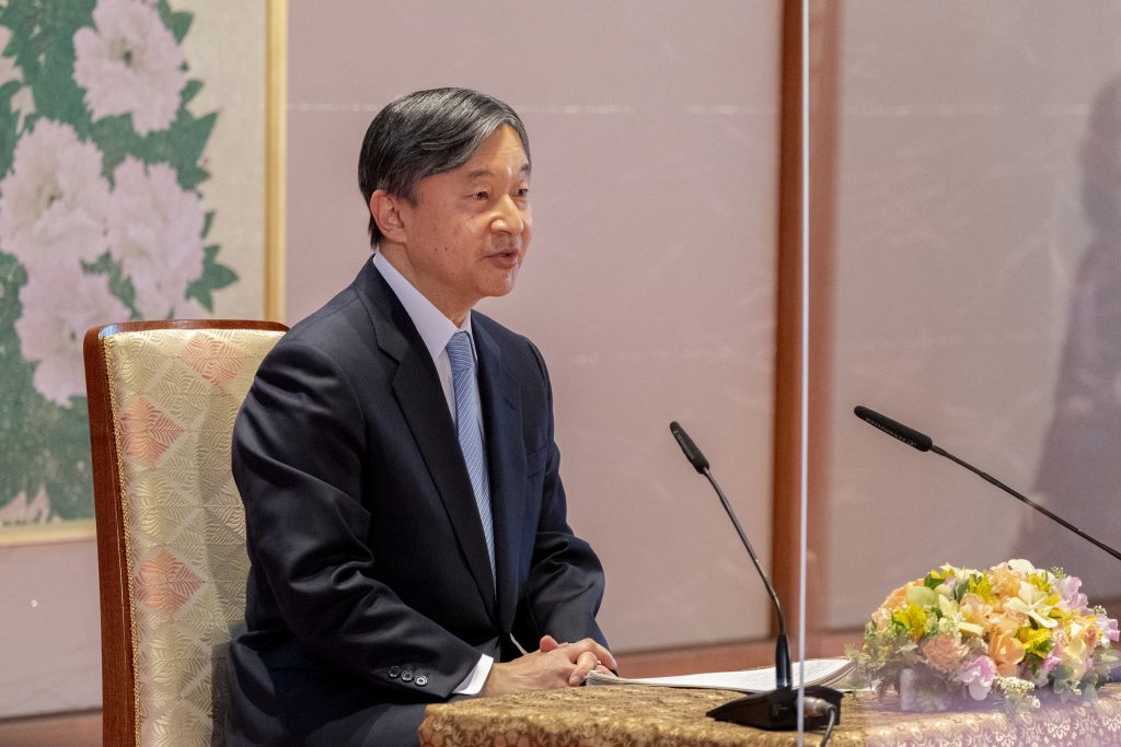 The Emperor said he wishes for the happiness of the people as well as the health of leaders of friendly countries and their people. (AFP)