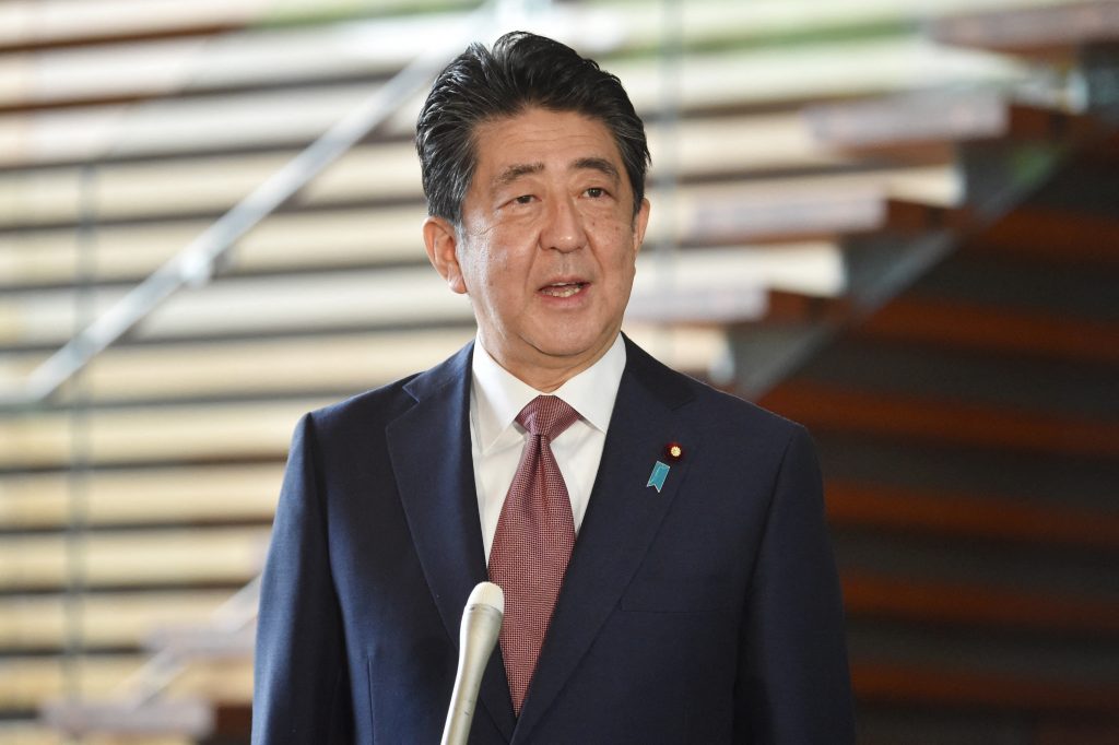Japanese Prime Minister Shinzo Abe. (AFP)