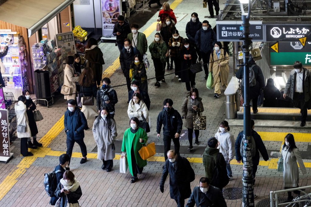 In Japan, “Tatemae(建前),” or the “outside face” or “public mind” is a word that is attributed to the face that people put out in society. (AFP)