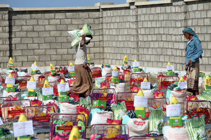 Haq called for urgent efforts to boost aid funding “to avoid a sudden surge in people’s suffering” in Yemen. (AFP/File)