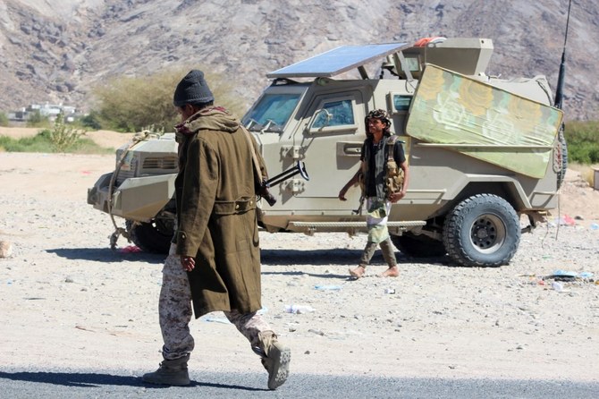 Yemen government troops on Sunday pushed deeper into the city of Haradh after heavy fighting with the Houthis, a Yemeni army spokesperson said. (File/AFP)