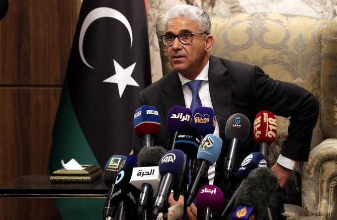 Libyan Prime Minister Abdulhamid Al-Dbeibah on Friday promised to draft a new election law to solve the political crisis. (FILE/AFP)