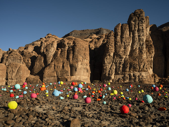 Mohammed Ahmed Ibrahim, installation view. (Desert X AlUla 2022/Lance Gerber), installation view. (Desert X AlUla 2022/Lance Gerber)