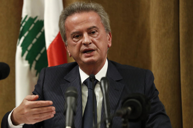An investigative judge on Wednesday filed a lawsuit against the country’s police chief, accusing him of preventing a security force from bringing Lebanon’s Central Bank governor Riad Salameh for questioning. (AP)