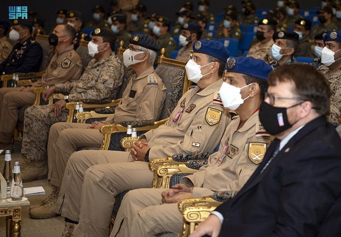Air forces from a number of countries participate in the exercise at the Air War Center in Saudi Arabia’s Eastern Sector. (SPA)