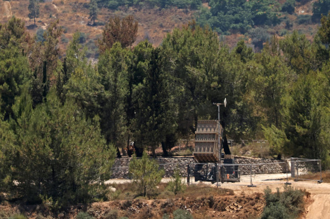 The military said the incursion set off air raid sirens in northern Israel, and that Iron Dome interceptors were deployed and fighter jets were patrolling the skies. (File/AFP)