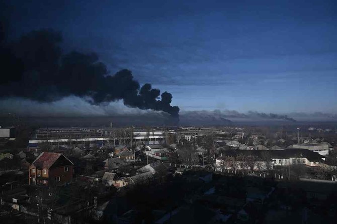 There were reports on Thursday morning of military strikes close to densely populated major cities including Kharkiv, Kramatorsk, Odesa, Mariupol and the capital, Kyiv. (Reuters)