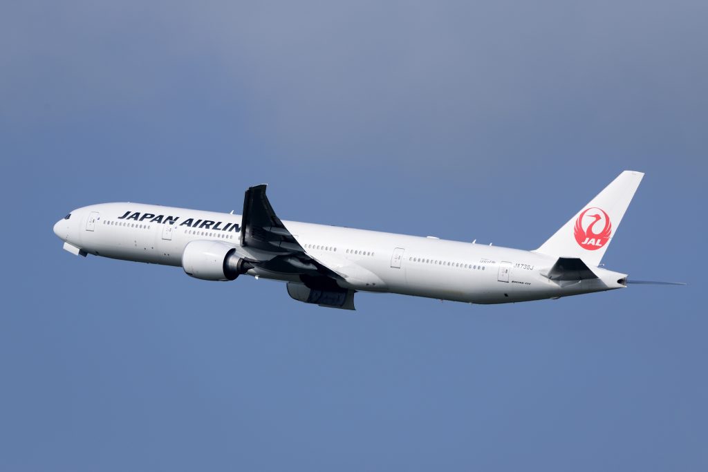 Japan Airlines on Wednesday reported a consolidated net loss of 128,322 million yen for April-December last year, smaller than the year-before loss of 212,722 million yen. (Shutterstock file)