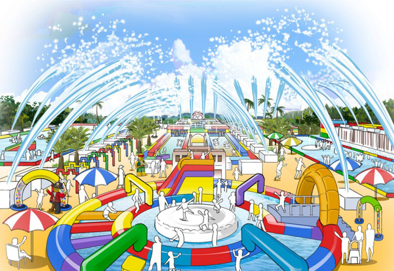The latest water park addition comes just after the theme park’s fifth anniversary to be celebrated in April. (Legoland Japan)
