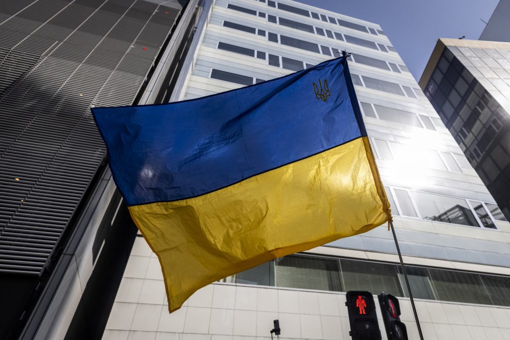 Kishi told Korsunsky that Japan strongly opposes unilateral attempts to change the status quo by force and consistently supports Ukraine's sovereignty and territorial integrity. (AFP)