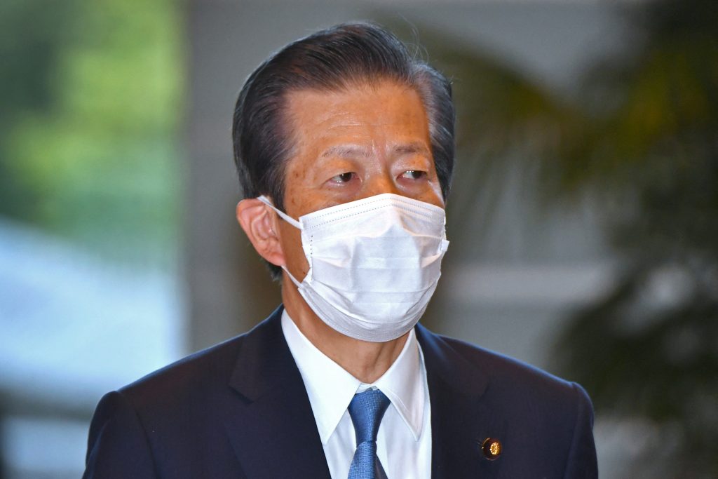 Coalition partner of the ruling Liberal Democratic Party, Komeito President Natsuo Yamaguchi. (AFP)
