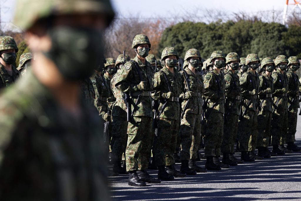 Through the supply of the items, Japan aims to show solidarity with Ukraine and highlight its policy of keeping in step with the United States and European countries. (AFP)