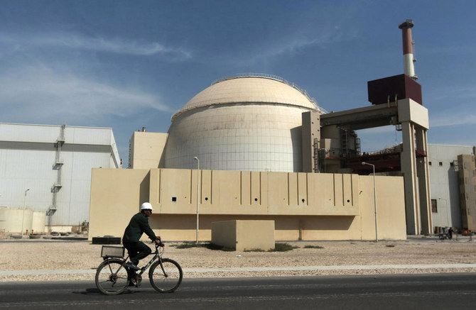 Above, the reactor building of the Bushehr nuclear power plant, just outside the southern city of Bushehr, Iran. (Mehr News Agency/AP)