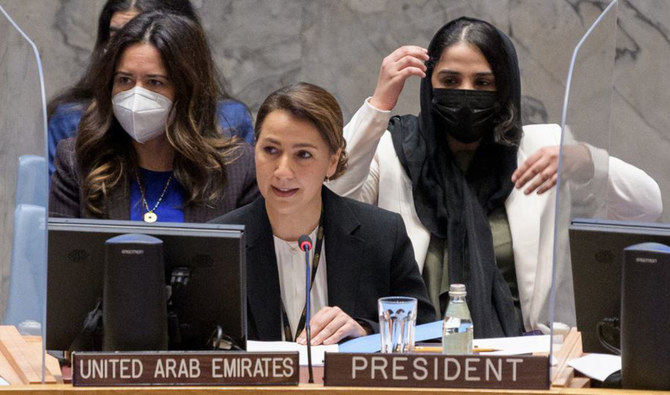 The UAE holds the rotating presidency of the Security Council in March and the meeting was one of its signature events for the month. (UN Photo/Manuel Elías)