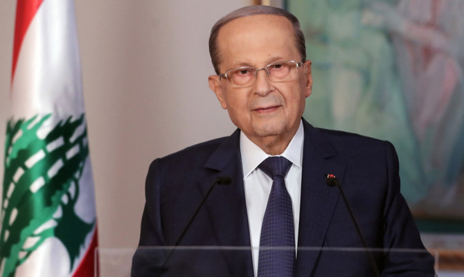 Lebanese President Michel Aoun. (AFP/File)