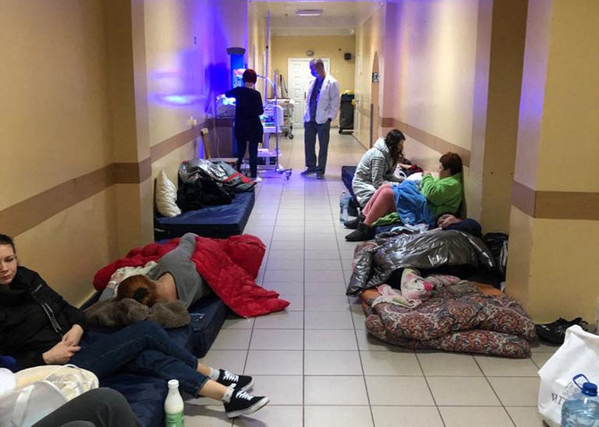 With maternity hospitals targeted by Russian forces, and maternity wards turned over to treating casualties, expectant and new mothers and their babies in Ukraine are especially vulnerable. (AFP)