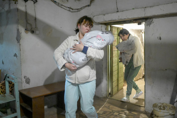 With maternity hospitals targeted by Russian forces, and maternity wards turned over to treating casualties, expectant and new mothers and their babies in Ukraine are especially vulnerable. (AFP)