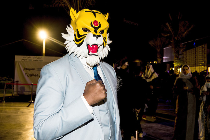 The costume party at Boulevard Riyadh City is part of the venue’s Winter Wonderland program running from March 17 to 18. (Huda Bashatah/AN)