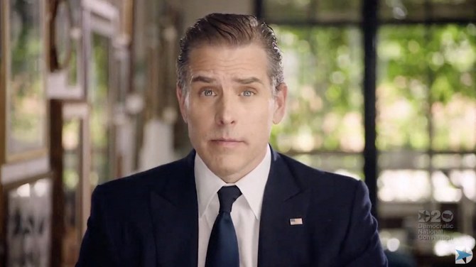 Hunter Biden is accused of using his father’s position as a senator, vice president and president for financial gain by various US politicians, media outlets, and Russia. (Democratic National Convention/AFP file photo)