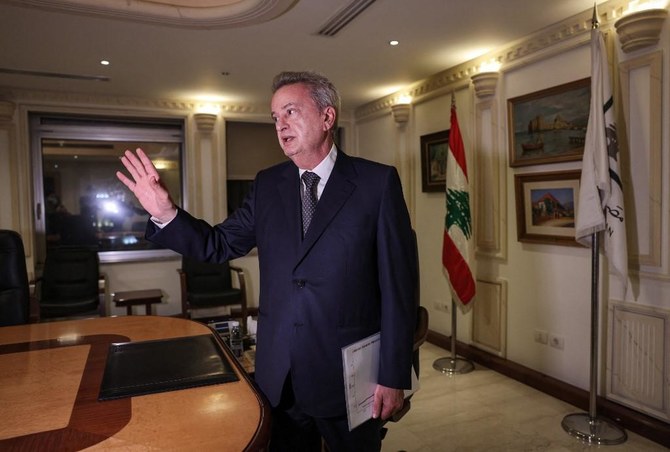 Riad Salameh, who has been governor for nearly three decades, was charged with illicit enrichment last week. (AFP)