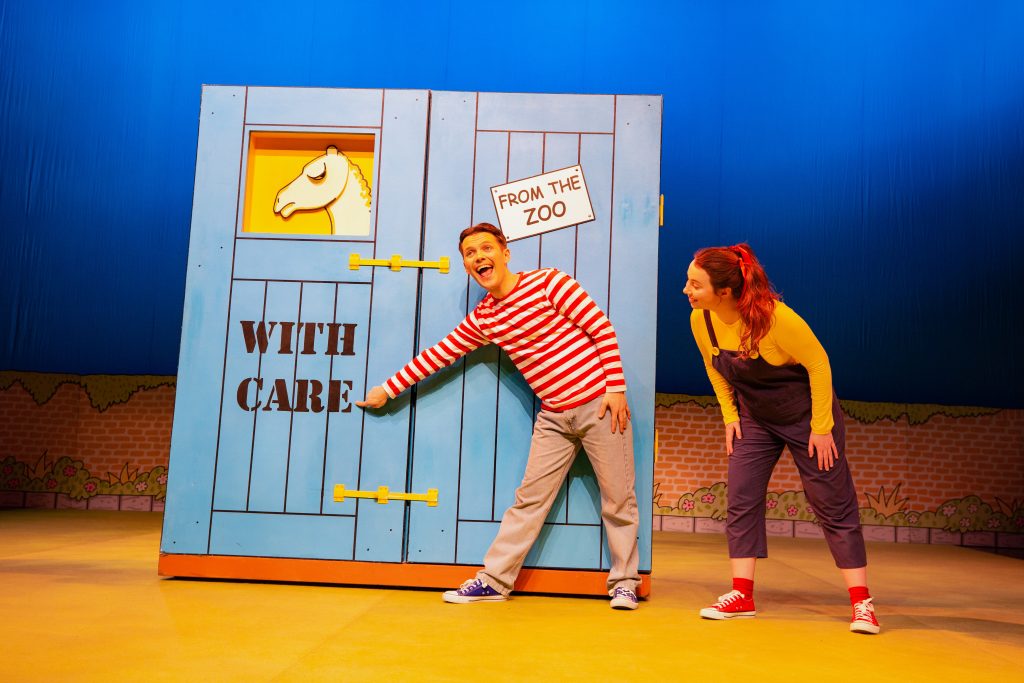 A photograph from the children’s theatre play “Dear Zoo.” (Supplied)