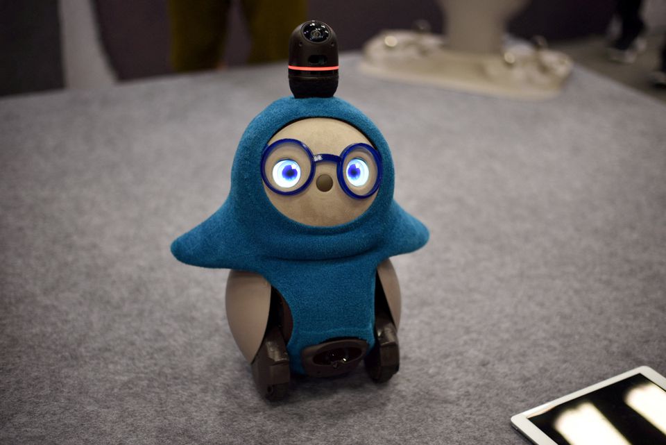 Lovot, a robotic companion made in Japan, is on display at the Austin Convention Center at the South by Southwest (SXSW) conference and festivals in Austin, Texas, U.S., March 11, 2019. (REUTERS/Sergio Flores)