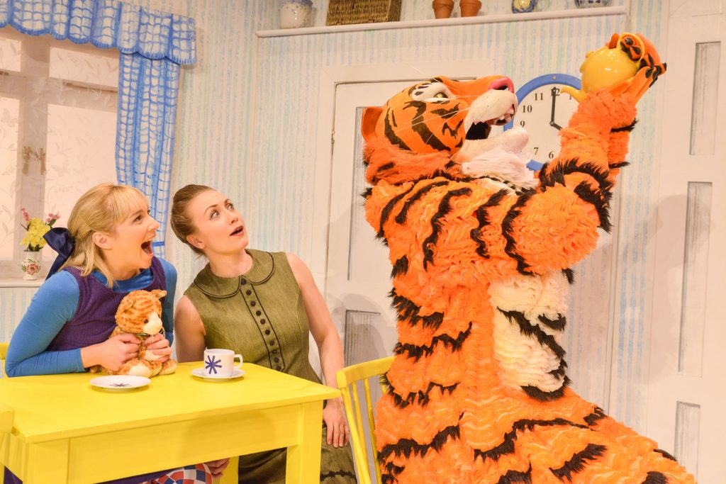 A photograph from the children’s theatre play “The Tiger Who Came To Tea.” (Supplied)