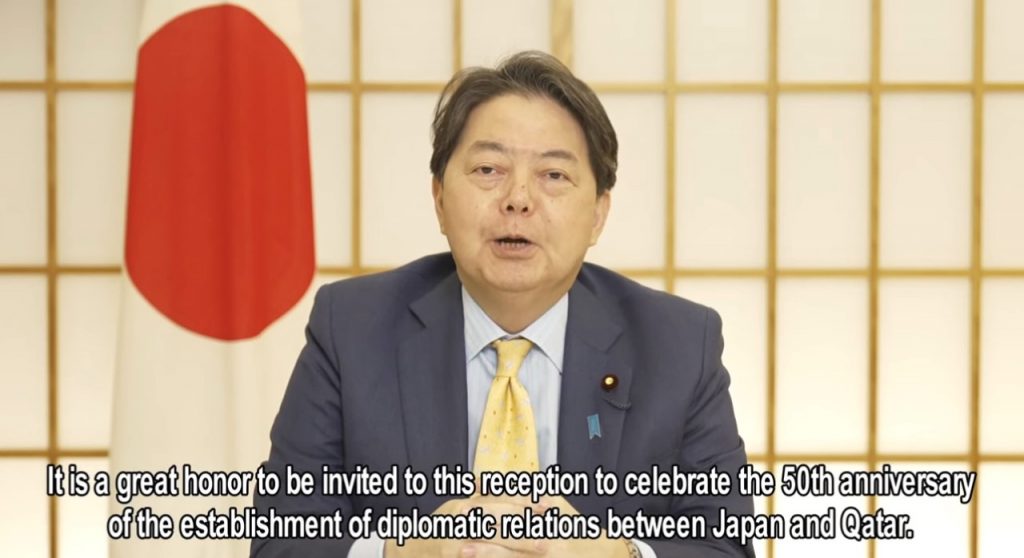 Japanese foreign minister Hayashi. (ANJ)