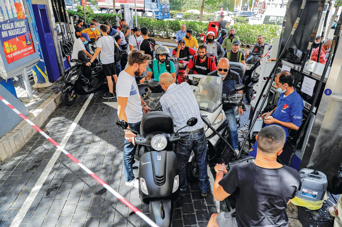 Lebanon has been facing a fuel crisis in recent months, with long queues at service stations. (AFP/File)