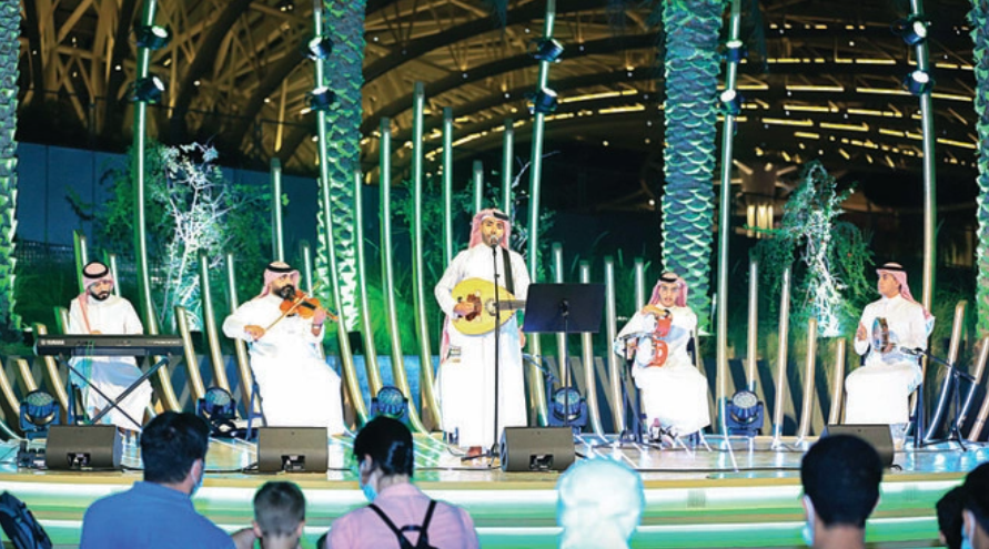 Visitors gain an insight into Saudi Arabia’s creative industries, ranging from filmmaking to fine art and fashion. (Supplied)
