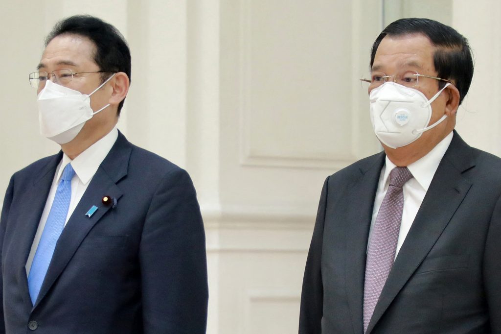 Japanese Prime Minister KISHIDA Fumio and his Cambodian counterpart, Hun Sen, called for 