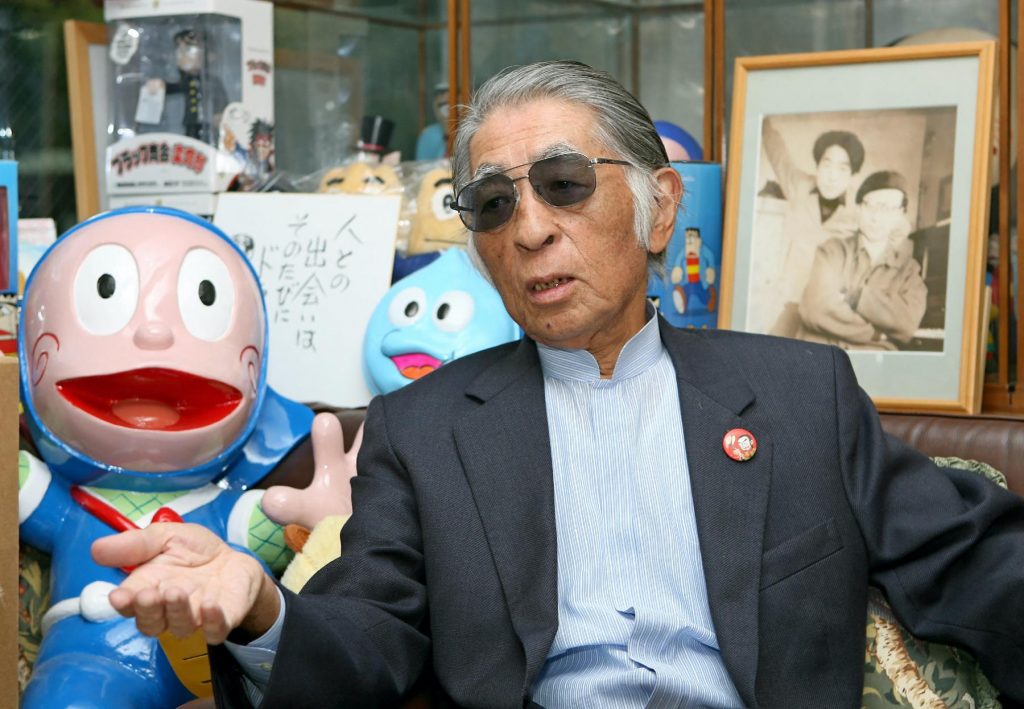 The late manga artist was known as the co-creator of Doraemon and the creator of Ninja Hattori-kun, Kaibutsu-kun, Pro Golfer Saru, Warau Salesman manga. (Supplied)
