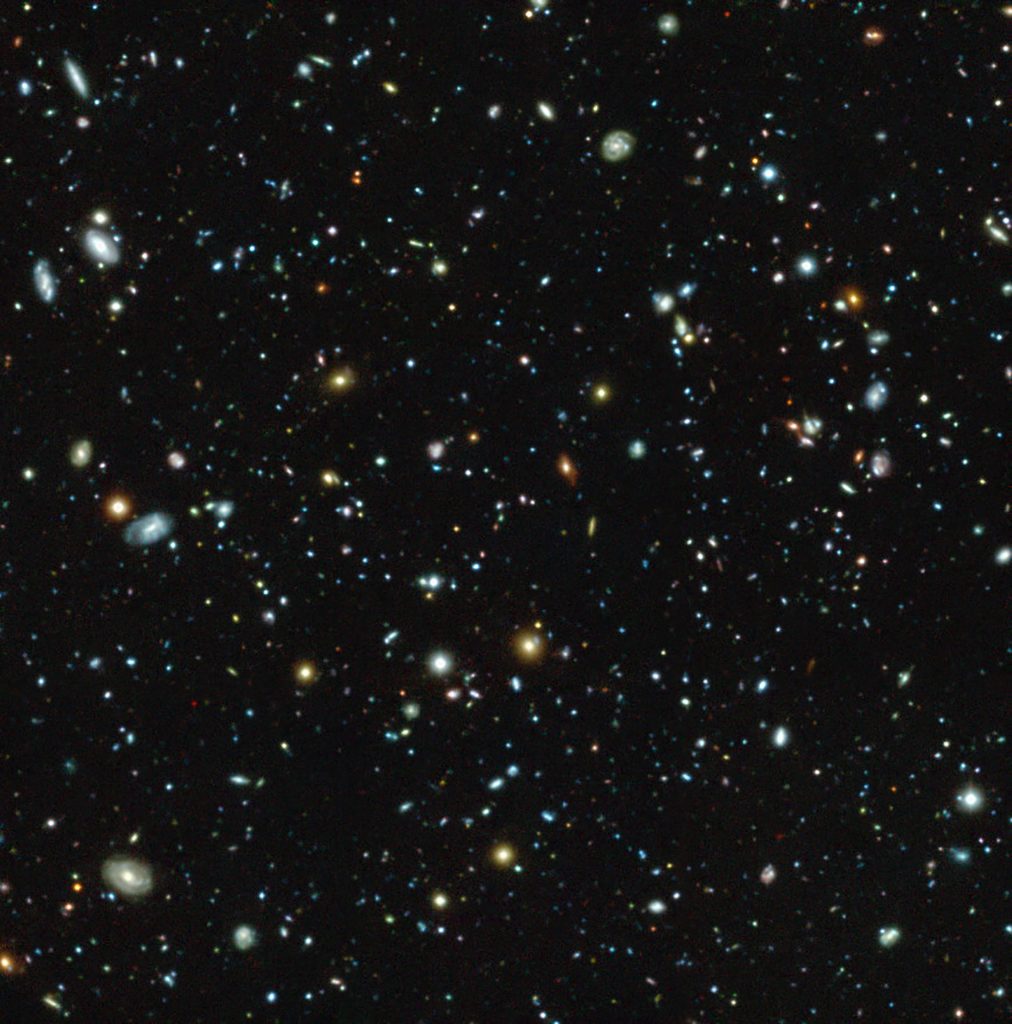 Currently, the most distant galaxy ever spotted is one 13.4 billion light-years away, observed using the Hubble Space Telescope. (AFP)