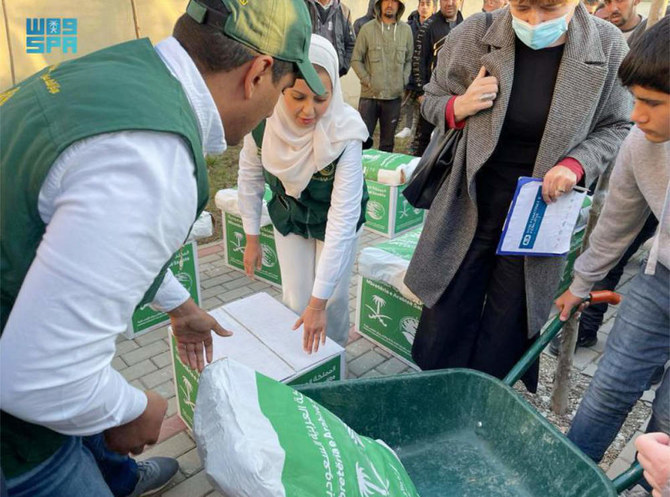 KSrelief distributed more than 13 tons of Ramadan food baskets in the city of Ferizaj in Kosovo, benefiting 220 families. (SPA)