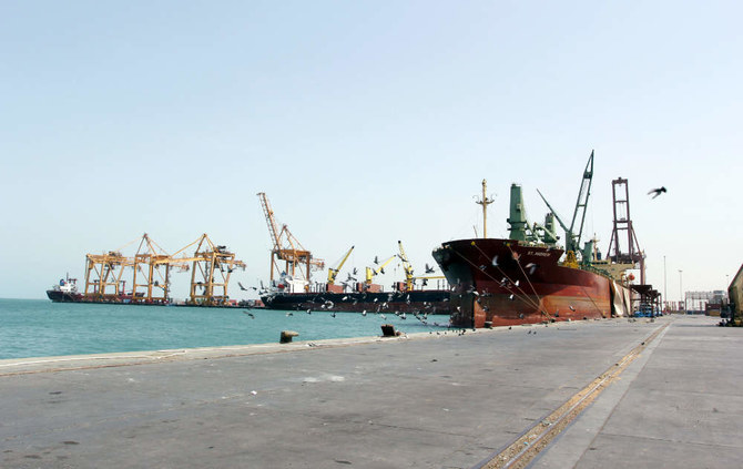 A ship is docked at the Red Sea port of Hodeidah, Yemen. (REUTERS file photo)