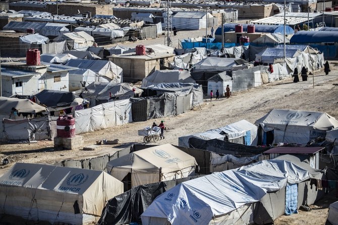 A picture shows the Kurdish-run Al-Hol camp. (File/AFP)