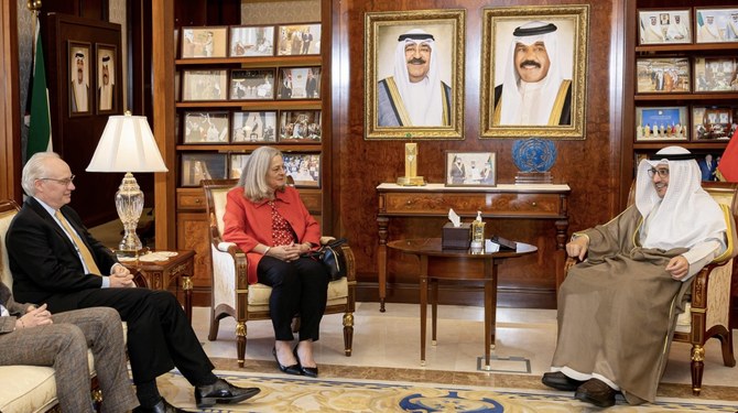 US envoy to Yemen Tim Lenderking meets with Kuwaiti Foreign Minister Sheikh Ahmed Nasser Al-Mohammed Al-Sabah. (KUNA)