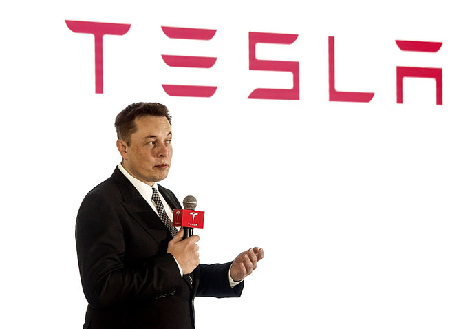 Tesla is not involved in the Twitter deal, yet its shares have been targeted by speculators. Image: Getty
